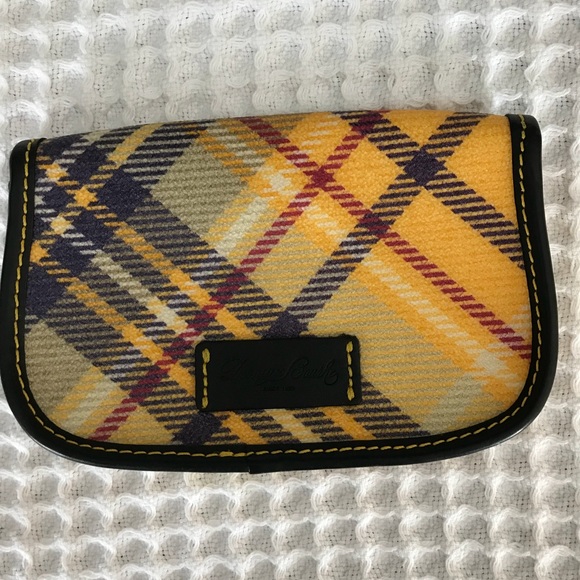 Yellow Plaid Dooney and Bourke Wristet - Picture 5 of 6